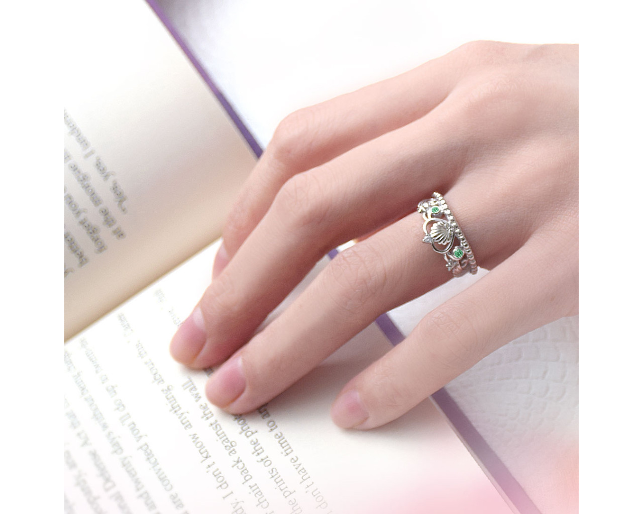 DISNEY x AURORA ITALIA Princess Ariel Ring